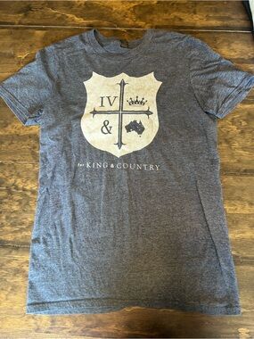 for KING & COUNTRY Graphic Shield Tee - Charcoal Gray